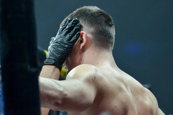 Kiev, Ukraina-mars 02, 2019: Andrey Skornyakov MMA fighters e — Stockfoto