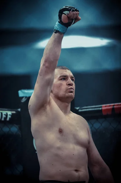Kiev, Ukraina-mars 02, 2019: Stanislav khmilkovsky MMA jaktpl — Stockfoto