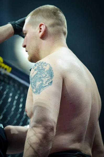 Kyjev, Ukrajina-březen 02, 2019: Stanislav Khmilkovsky MMA Fighte — Stock fotografie