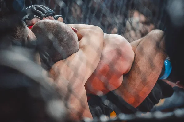 Kiev, Oekraïne-02 maart 2019: Ivan Dzyabenko MMA strijders Fig — Stockfoto