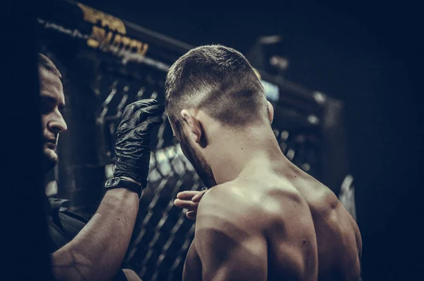 Kyjev, Ukrajina-březen 02, 2019: Grozdev, stíhačky Nikolaj MMA — Stock fotografie