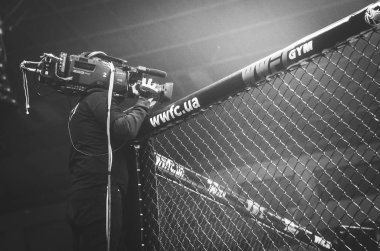 Kiev, Ukrayna - 02 Mart 2019: Altıgenin ayrıntıları ve öğeleri 