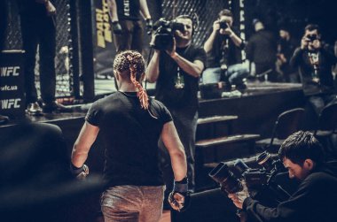 Kiev, Ukrayna - 02 Mart 2019: Svetlana Gotsyk (