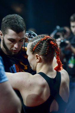 Kiev, Ukrayna - 02 Mart 2019: Svetlana Gotsyk (