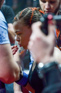 Kiev, Ukrayna - 02 Mart 2019: Svetlana Gotsyk (