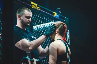 Kiev, Ukrayna - 02 Mart 2019: Svetlana Gotsyk (