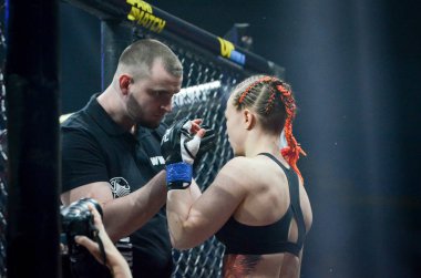 Kiev, Ukrayna - 02 Mart 2019: Svetlana Gotsyk (