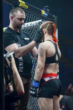 Kiev, Ukrayna - 02 Mart 2019: Svetlana Gotsyk (