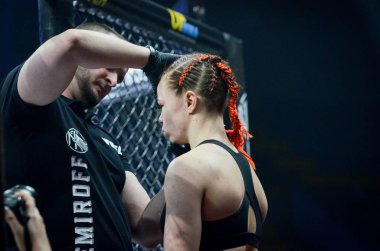 Kiev, Ukrayna - 02 Mart 2019: Svetlana Gotsyk (