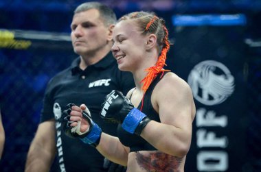 Kiev, Ukrayna - 02 Mart 2019: Svetlana Gotsyk (