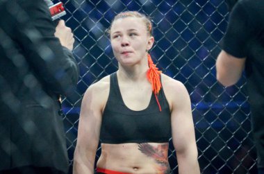 Kiev, Ukrayna - 02 Mart 2019: Svetlana Gotsyk (