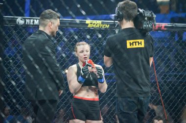 Kiev, Ukrayna - 02 Mart 2019: Svetlana Gotsyk (