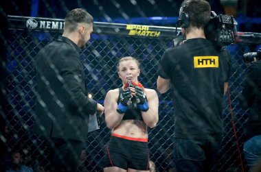 Kiev, Ukrayna - 02 Mart 2019: Svetlana Gotsyk (