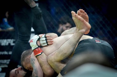 Kiev, Ukrayna - 02 Mart 2019: Mikhail Odintsov mma savaşçıları f