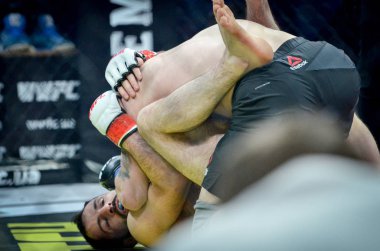 Kiev, Ukrayna - 02 Mart 2019: Mikhail Odintsov mma savaşçıları f