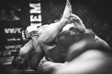 Kiev, Ukrayna - 02 Mart 2019: Mikhail Odintsov mma savaşçıları f