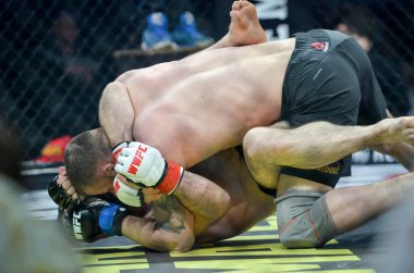 Kiev, Ukrayna - 02 Mart 2019: Mikhail Odintsov mma savaşçıları f