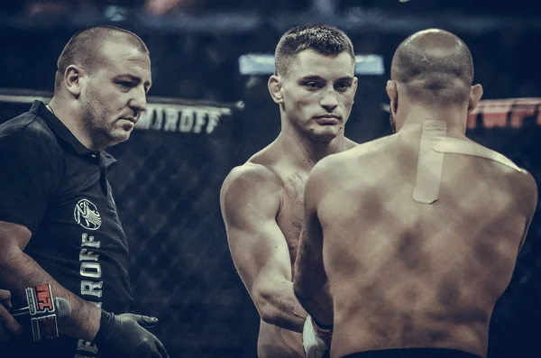 Kiev, Ukrayna - 02 Mart 2019: Azizov Gasan mma savaşçıları figh — Stok fotoğraf