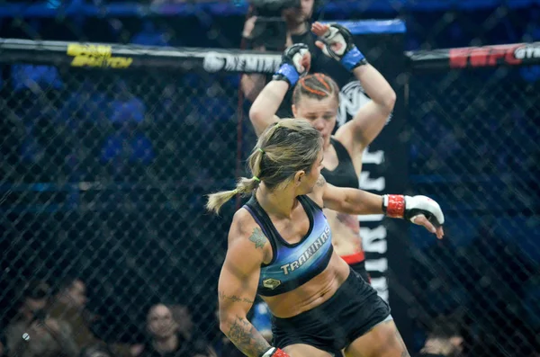 Kiev, Ukrayna - 02 Mart 2019: Svetlana Gotsyk mma kız fighte
