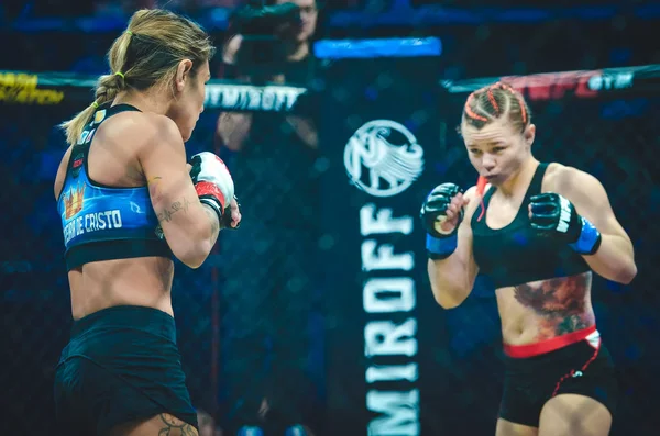 Kiev, Ukrayna - 02 Mart 2019: Svetlana Gotsyk mma kız fighte