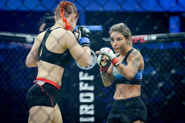 Kiev, Ukrayna - 02 Mart 2019: Svetlana Gotsyk mma kız fighte