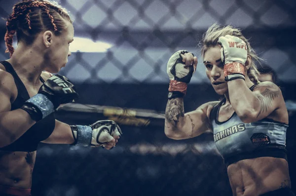 Kiev, Ukrayna - 02 Mart 2019: Svetlana Gotsyk mma kız fighte