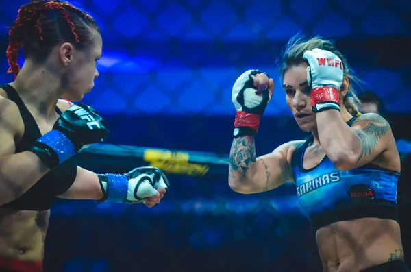 Kiev, Ukrayna - 02 Mart 2019: Svetlana Gotsyk mma kız fighte