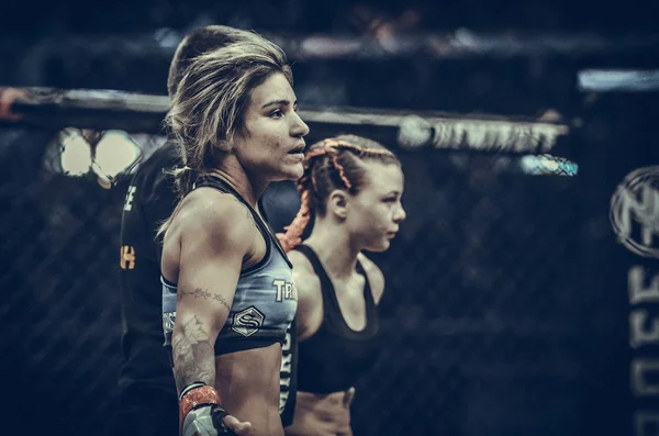Kiev, Ukrayna - 02 Mart 2019: Svetlana Gotsyk mma kız fighte