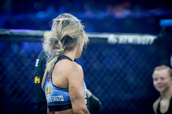 Kijów, Ukraina-marzec 02, 2019: Swietłana gotsyk MMA Girl wojowniczką — Zdjęcie stockowe