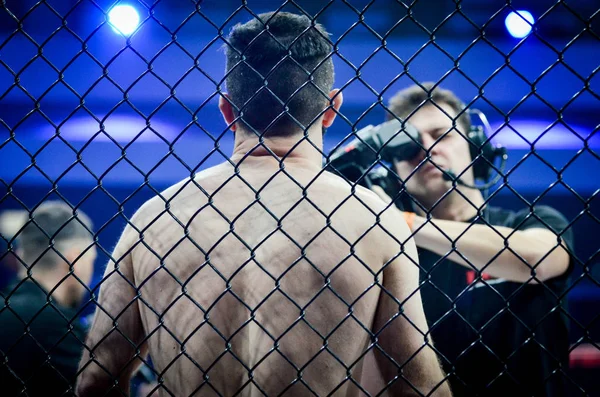 Kyjev, Ukrajina-březen 02, 2019: Michail Odintsov bojovníci MMA — Stock fotografie