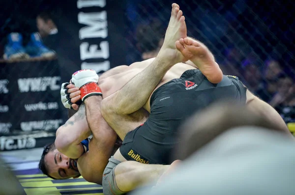 Kiev, Ucrania - 02 de marzo de 2019: Mikhail Odintsov mma fighters f — Foto de Stock