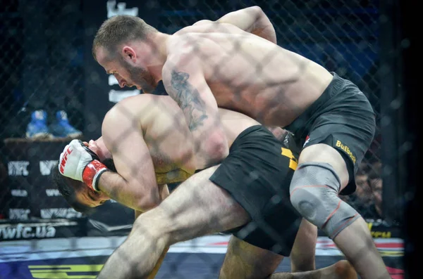 Kiev, Ukrayna - 02 Mart 2019: Mikhail Odintsov mma savaşçıları f