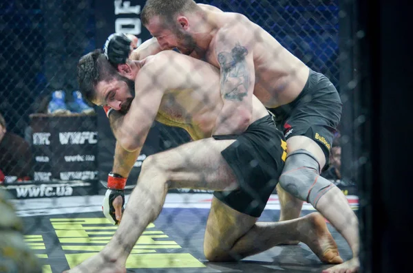 Kiev, Ukrayna - 02 Mart 2019: Mikhail Odintsov mma savaşçıları f