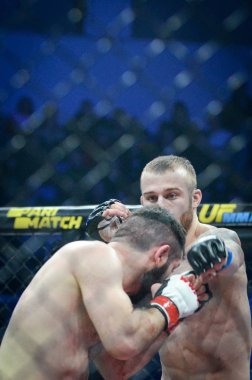 Kiev, Ukrayna - 02 Mart 2019: Mikhail Odintsov mma savaşçıları f