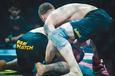 Kiev, Ukrayna - 02 Mart 2019: Mikhail Odintsov mma savaşçıları f