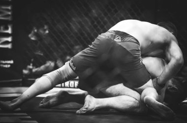 Kiev, Ukrayna - 02 Mart 2019: Mikhail Odintsov mma savaşçıları f