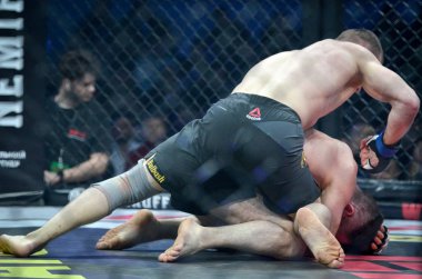 Kiev, Ukrayna - 02 Mart 2019: Mikhail Odintsov mma savaşçıları f