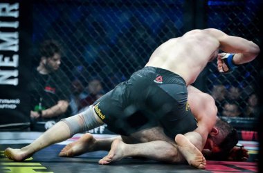 Kiev, Ukrayna - 02 Mart 2019: Mikhail Odintsov mma savaşçıları f
