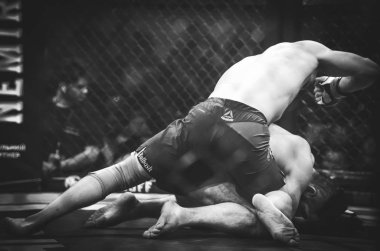 Kiev, Ukrayna - 02 Mart 2019: Mikhail Odintsov mma savaşçıları f