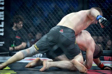 Kiev, Ukrayna - 02 Mart 2019: Mikhail Odintsov mma savaşçıları f