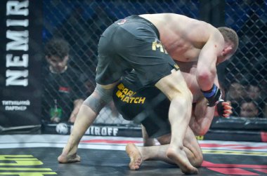 Kiev, Ukrayna - 02 Mart 2019: Mikhail Odintsov mma savaşçıları f