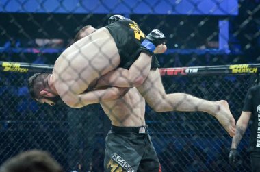 Kiev, Ukrayna - 02 Mart 2019: Mikhail Odintsov mma savaşçıları f