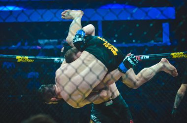 Kiev, Ukrayna - 02 Mart 2019: Mikhail Odintsov mma savaşçıları f