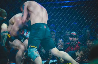 Kiev, Ukrayna - 02 Mart 2019: Mikhail Odintsov mma savaşçıları f