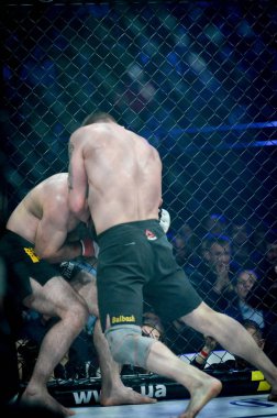 Kiev, Ukrayna - 02 Mart 2019: Mikhail Odintsov mma savaşçıları f