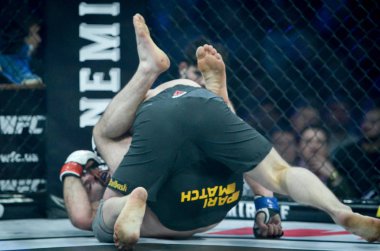 Kiev, Ukrayna - 02 Mart 2019: Mikhail Odintsov mma savaşçıları f