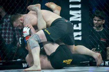Kiev, Ukrayna - 02 Mart 2019: Mikhail Odintsov mma savaşçıları f