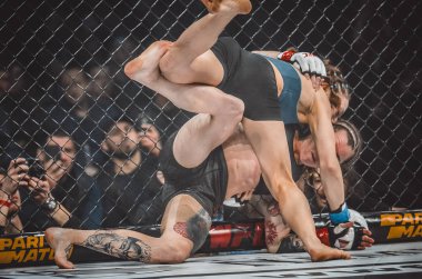Kiev, Ukrayna - 02 Mart 2019: Sormova Magdaalena mma kız incir