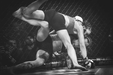 Kiev, Ukrayna - 02 Mart 2019: Sormova Magdaalena mma kız incir