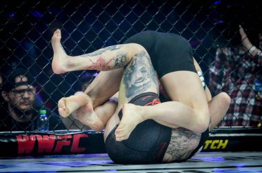 Kiev, Ukrayna - 02 Mart 2019: Sormova Magdaalena mma kız incir